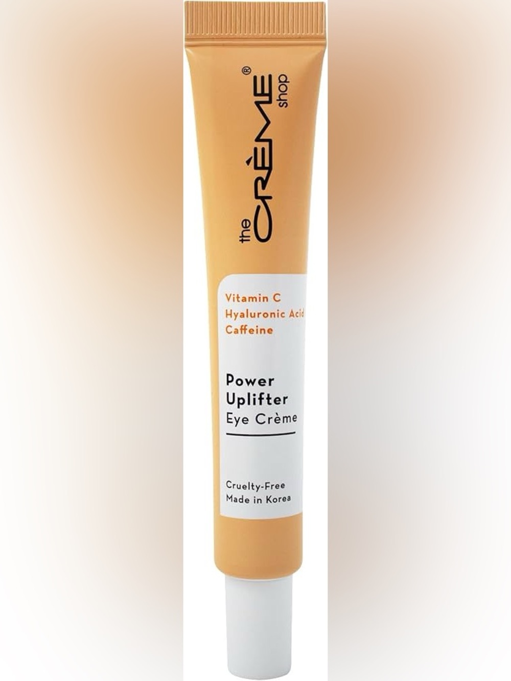 NIB The Crème Shop Power Uplifter Eye Crème Vitamin C Hyaluronic Acid Coffee